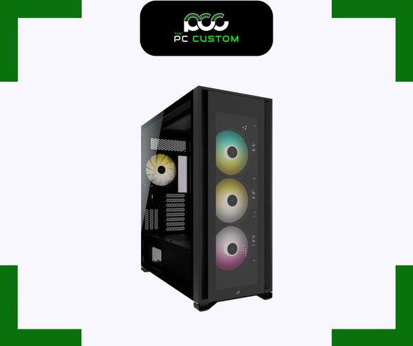  CORSAIR iCUE 7000DX RGB TG BLACK/WHITE 