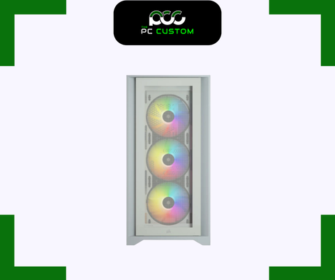  CORSAIR iCUE 4000X RGB TG BLACK/WHITE 