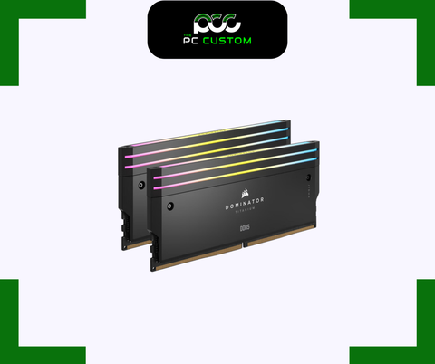  RAM CORSAIR DOMINATOR TITANIUM RGB 96GB (48GBx2) 6600MT/s DDR5 BLACK 