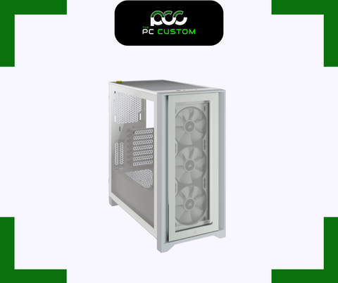  CORSAIR iCUE 4000X RGB TG BLACK/WHITE 