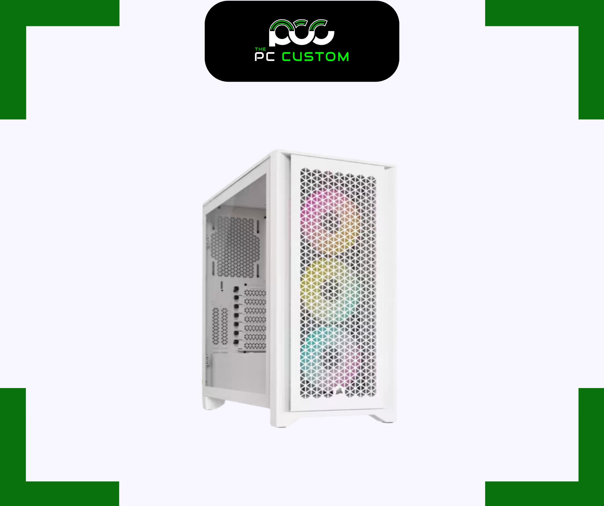  CORSAIR iCUE 4000D RGB AIRFLOW BLACK/WHITE 