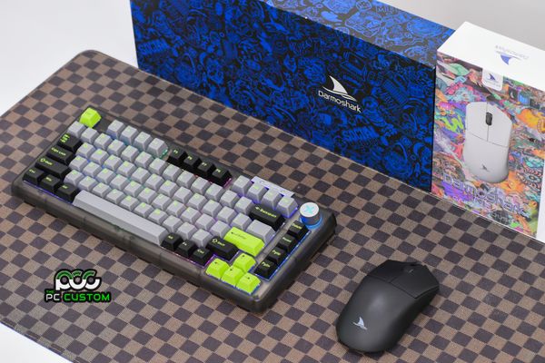  BÀN PHÍM CƠ DARMOSHARK TOP75 WIRELESS - TYPE C - USB 2.4Hz 