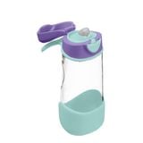  B.BOX BÌNH NƯỚC VÒI SILICONE CHO BÉ - MÀU TÍM PASTEL 