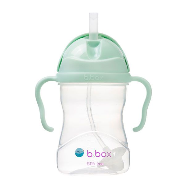  B.BOX BÌNH NƯỚC 360 ĐỘ CHO BÉ TẬP UỐNG NƯỚC - MÀU XANH LÁ PASTEL 