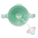  B.BOX BÌNH NƯỚC 360 ĐỘ CHO BÉ TẬP UỐNG NƯỚC - MÀU XANH LÁ PASTEL 