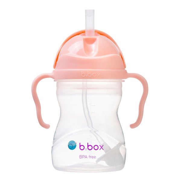  B.BOX BÌNH NƯỚC 360 ĐỘ CHO BÉ TẬP UỐNG NƯỚC - CAM PASTEL 