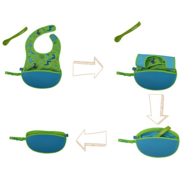  B.BOX YẾM ĂN CÓ TÚI KÈM 1 MUỖNG CHO BÉ - KHỦNG LONG 