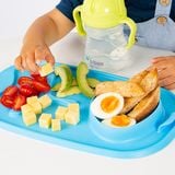  B.BOX KHAY ĂN DẶM CUỘN TRÒN KÈM MUỖNG TIỆN LỢI CHO BÉ - MÀU XANH 