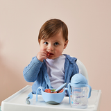  B.BOX BỘ MUỖNG NĨA NGỘ NGHĨNH CHO BÉ TẬP ĂN DẶM - XANH NGỌC PASTEL (KÈM HỘP ĐỰNG TIỆN LỢI) 