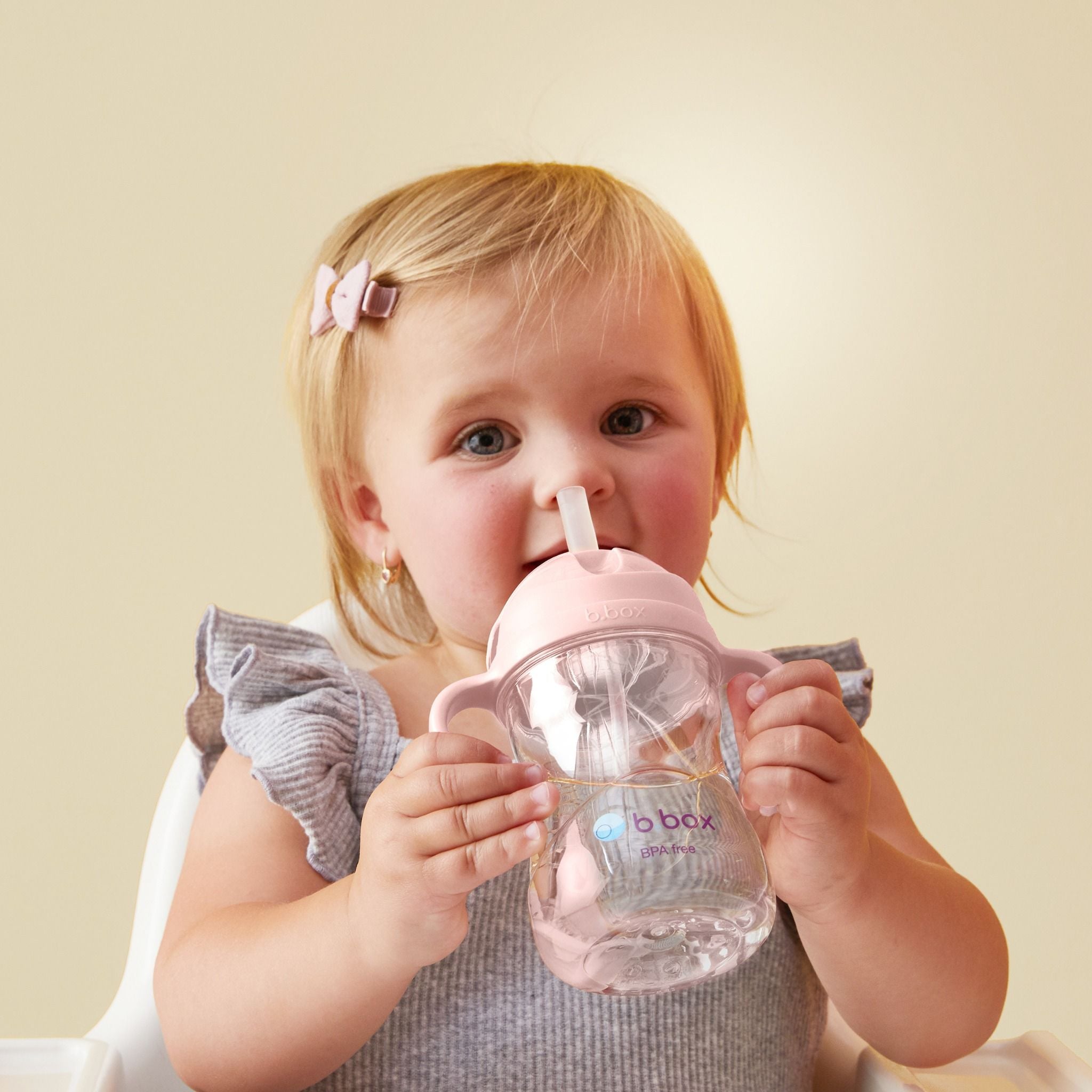  B.BOX BÌNH NƯỚC PPSU 360 ĐỘ TẬP BÉ UỐNG NƯỚC - BLUSH 