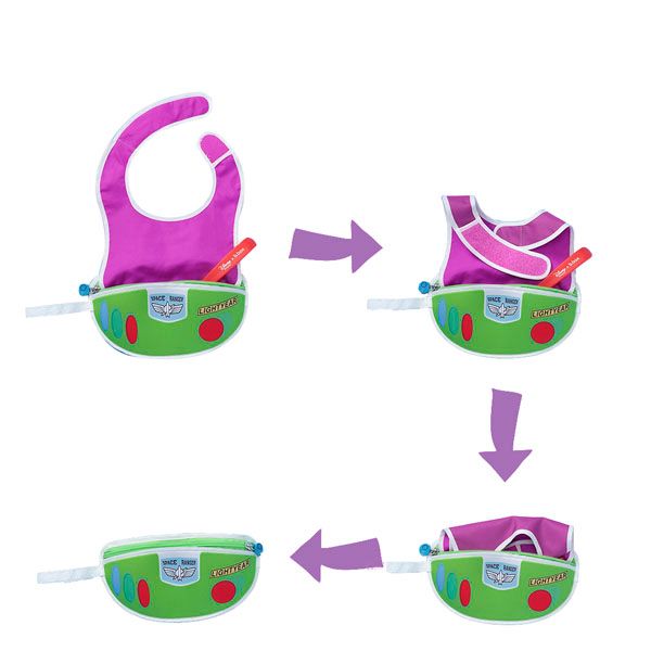  B.BOX DISNEY YẾM ĂN CÓ TÚI KÈM 1 MUỖNG CHO BÉ - BUZZ 