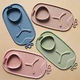  B.BOX KHAY ĂN DẶM CUỘN TRÒN KÈM MUỖNG TIỆN LỢI CHO BÉ - LULLABY BLUE 