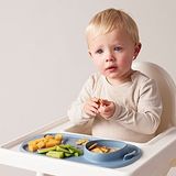  B.BOX KHAY ĂN DẶM CUỘN TRÒN KÈM MUỖNG TIỆN LỢI CHO BÉ - LULLABY BLUE 