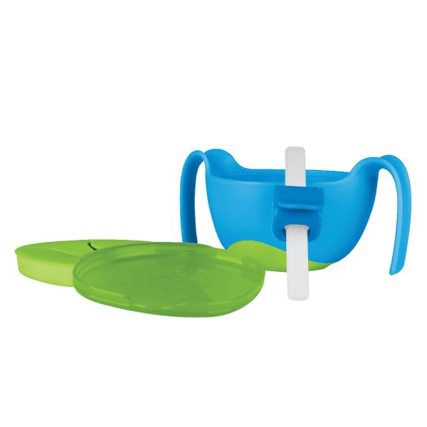  B.BOX BỘ CHÉN VÀ ỐNG HÚT ĐA NĂNG CHO BÉ - MÀU XANH 