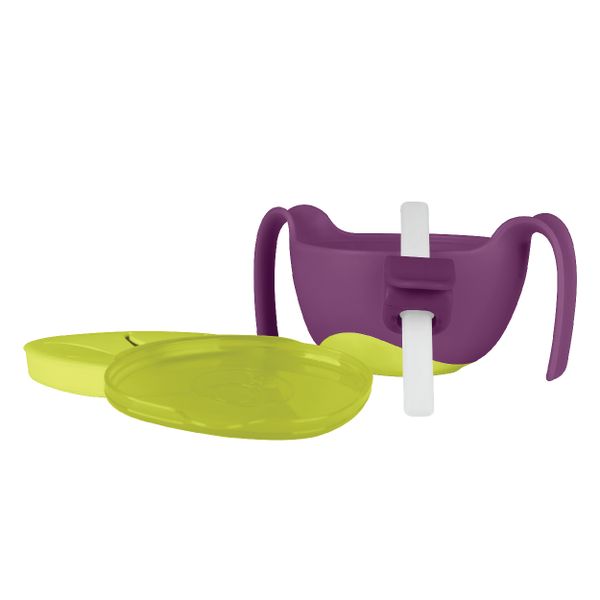  B.BOX BỘ CHÉN VÀ ỐNG HÚT ĐA NĂNG CHO BÉ - MÀU TÍM 