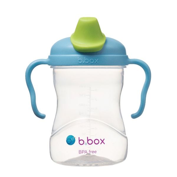  B.BOX BÌNH UỐNG NƯỚC VÒI SILICONE CHO BÉ - MÀU XANH 