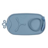  B.BOX KHAY ĂN DẶM CUỘN TRÒN KÈM MUỖNG TIỆN LỢI CHO BÉ - LULLABY BLUE 