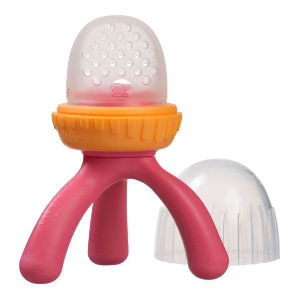  B.BOX TÚI NHAI SILICONE CHỐNG HÓC CHO BÉ - MÀU HỒNG 