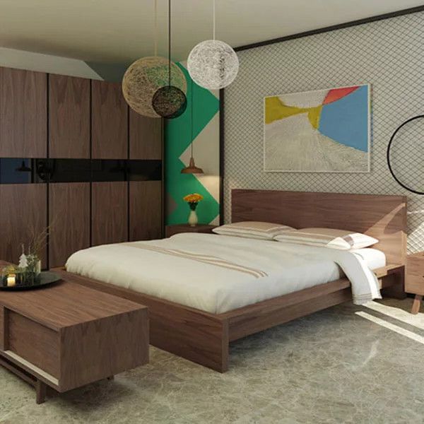 Giường ngủ ALIGN-1135 gỗ công nghiệp MDF