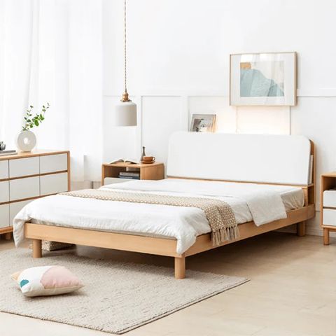 Giường ngủ ALIGN-1037 gỗ tự nhiên