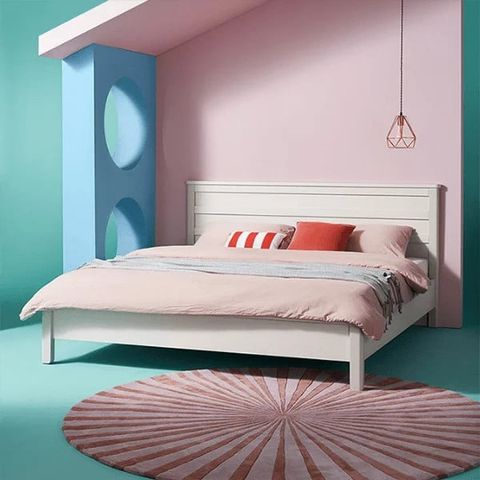 Giường ngủ ALIGN-1042 gỗ tự nhiên, sản phẩm sơn