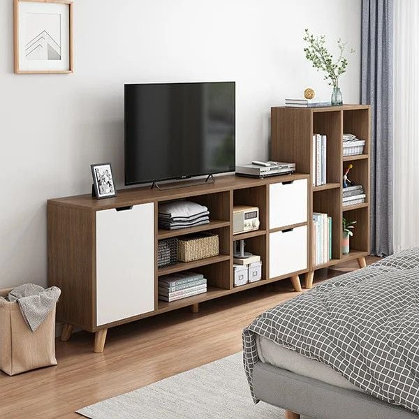 Hệ Tủ tivi (kệ tivi) ALIKTV-1049 gỗ công nghiệp MDF