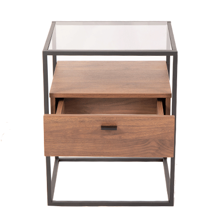 Tab đầu giường ALITDG-1060 gỗ công nghiệp MDF (Khung sắt)