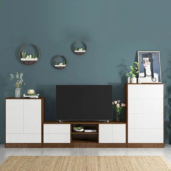 Hệ Tủ tivi (kệ tivi) ALIKTV-1073 gỗ công nghiệp MDF