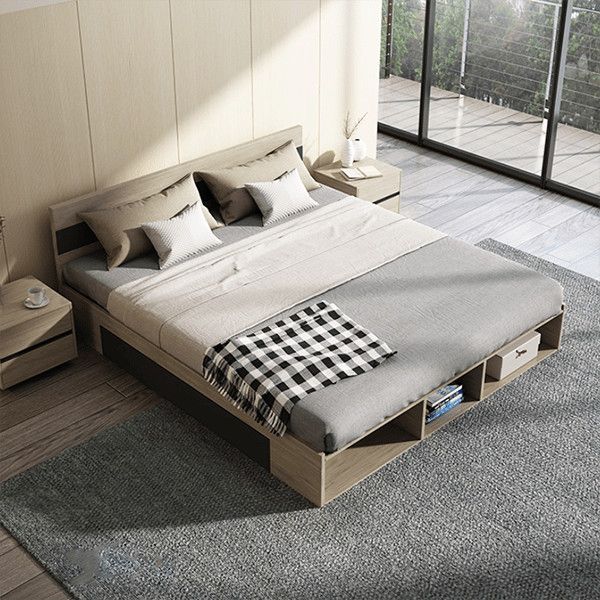 Giường ngủ ALIGN-1076 gỗ công nghiệp MDF
