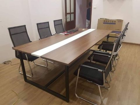 Bàn họp chân sắt 7