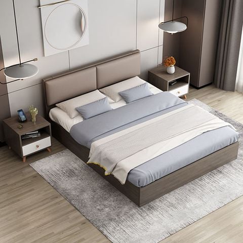 Giường ngủ ALIGN-1007 (Gồm ốp nệm đầu giường)
