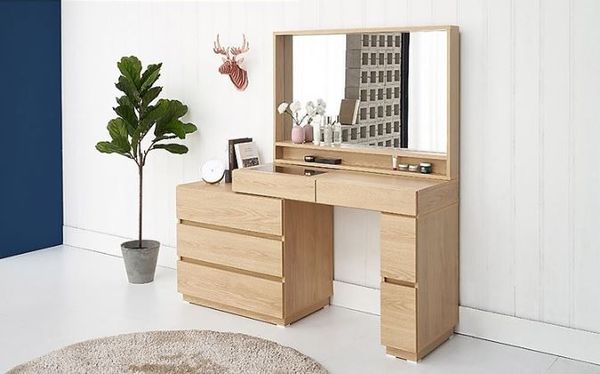 Bàn trang điểm hiện đại ALIBTD-1083 (Gồm gương cố định - không ghế)