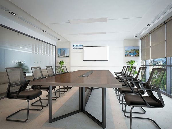 Bàn họp chân sắt 8