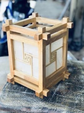 Đèn gỗ để bàn WDDB004