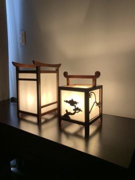 Đèn gỗ để bàn WDDB003