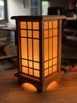 Đèn gỗ để bàn WDDB002