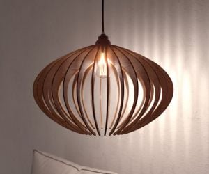 Đèn gỗ thả trần WDTT0032