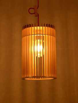 Đèn gỗ thả trần WDTT0019