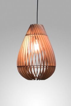 Đèn gỗ thả trần WDTT0017