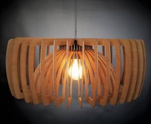 Đèn gỗ thả trần WDTT0014