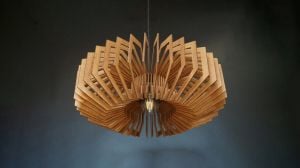 Đèn gỗ thả trần WDTT0013