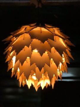 Đèn gỗ thả trần WDTT008