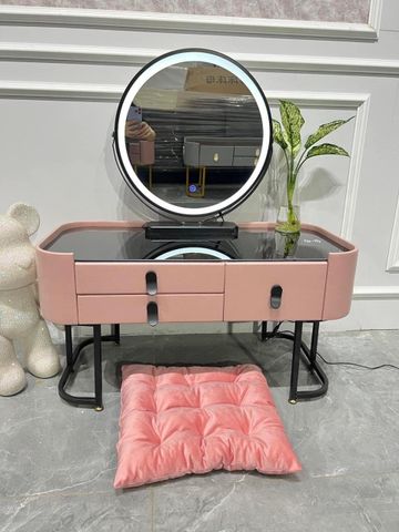 Bàn trang điểm nhập khẩu ALIBTDNK-15 (Gồm gương đèn led)