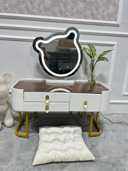Bàn trang điểm nhập khẩu ALIBTDNK-16 (Gồm gương đèn led)
