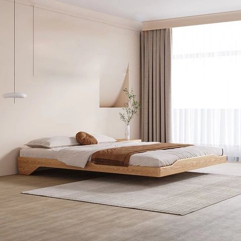 Giường ngủ gỗ tự nhiên ALIGT - 1200