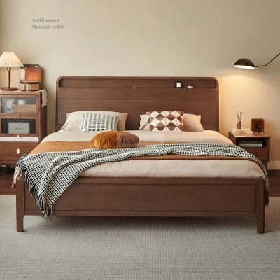 Giường ngủ gỗ tự nhiên ALIGT - 1205