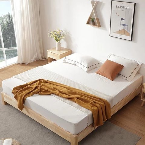 Giường ngủ gỗ tự nhiên ALIGT - 1222