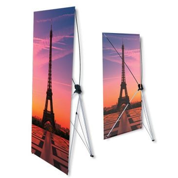 In Standee chữ X 60x160cm