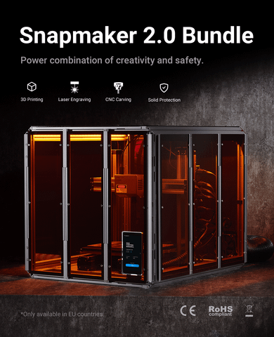 Combo Máy in 3D A350T + Enclosure Snapmaker
