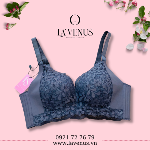  Áo Lót Ren Mềm Êm Ái Đệm Dày Không Gọng 6018 